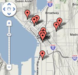Seattle Social Media Map 
